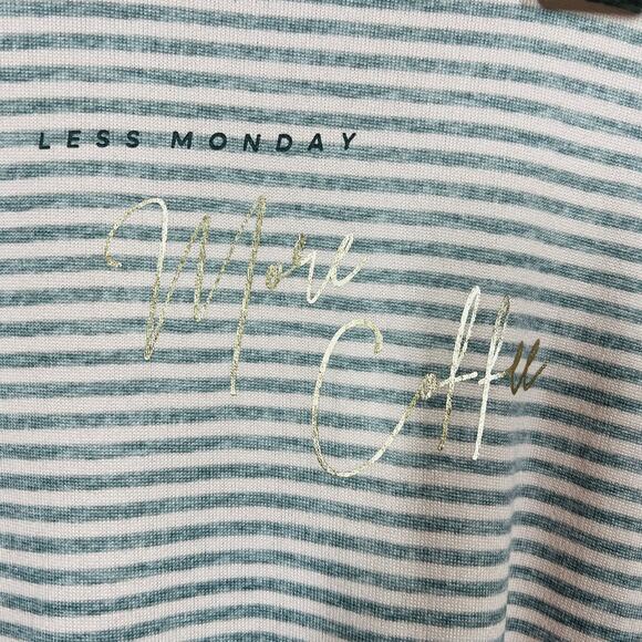 NEW! Marilyn Monroe Pajama Top Soft Long Sleeve Stripe Sleep Casual - M - Picture 4 of 6